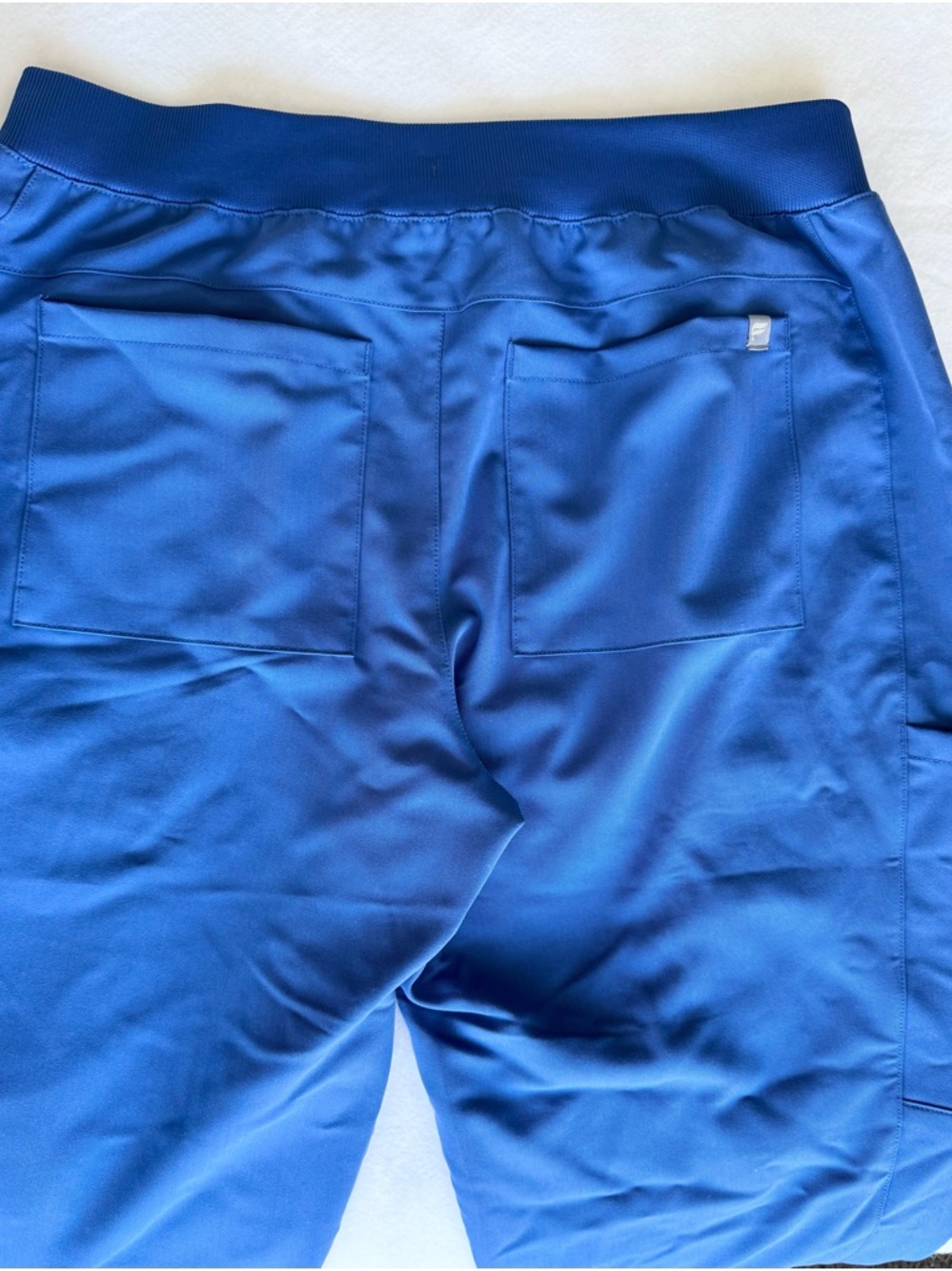 Fabletics Scrub On Call Joggers Pants with Drawstring Royal Blue Reg Large - Picture 4 of 5